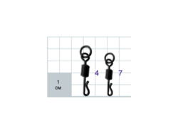Gurza Long Q-shaped Swing Snap with Solid Ring