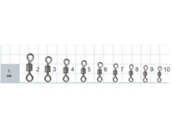 Gurza Rolling Ribbed Swivel BN