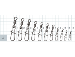 Gurza Rolling Swivel/Nice Snap BN