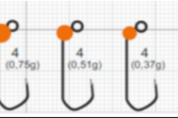 Gurza TROUT J5 BL TUNGSTEN BEADS OR
